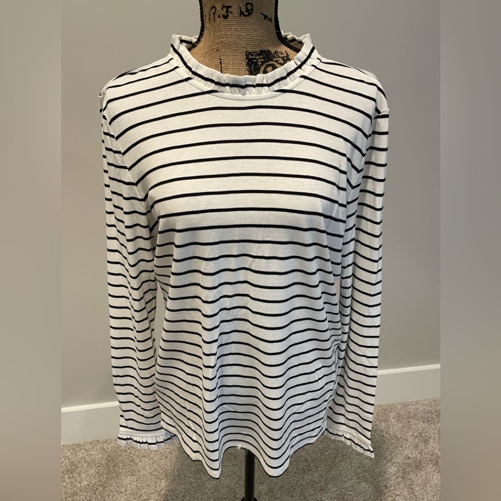 Ann Taylor Ruffle Top - Picture 4 of 9